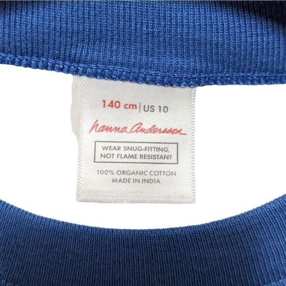 NWT HANNA ANDERSSON Big Smile Shark Long John Pajamas - Picture 3 of 7